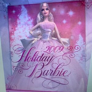 New in Box Holiday Barbie 2009 50th Anniversary Pink
